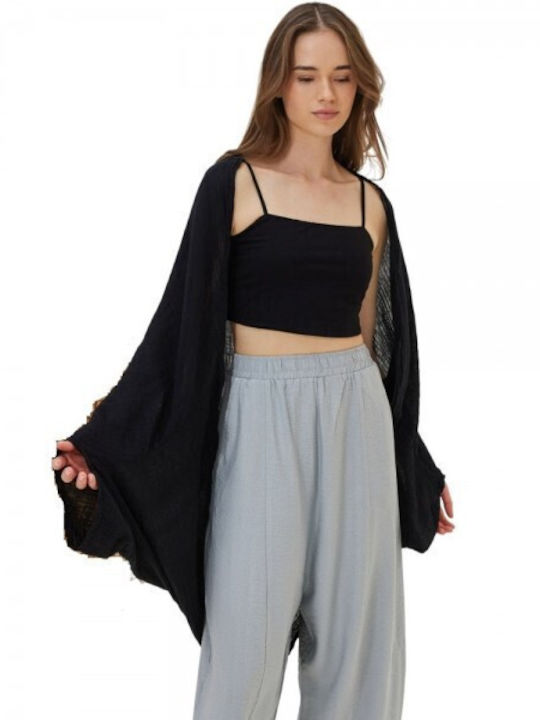 Namaste Damen Kimono Schwarz