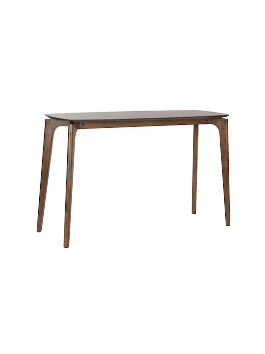 Table Dining Room Wooden Καφέ Kαρυδιά 150x55x91cm