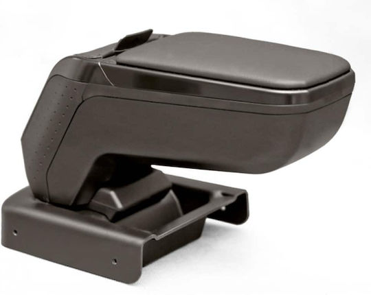 Rati Armster Car Leather Armrest for Skoda Rapid 2013+ Black