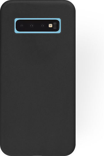 Forcell Soft Back Cover Silicone Black (Galaxy S10)