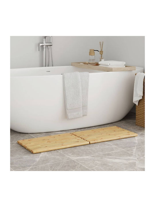 vidaXL Set Badematten Hölzernes Rechteckig 3664...