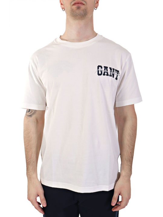 Gant Men's Short Sleeve T-shirt White