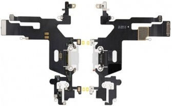 Flex Cable with Charging port in White color for iPhone 11