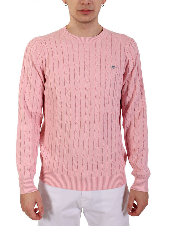 Gant Men's Long Sleeve Sweater Pink