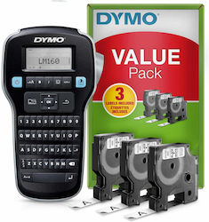 Dymo 160 Elektronisch Tragbarer Etikettendrucker in Schwarz Farbe
