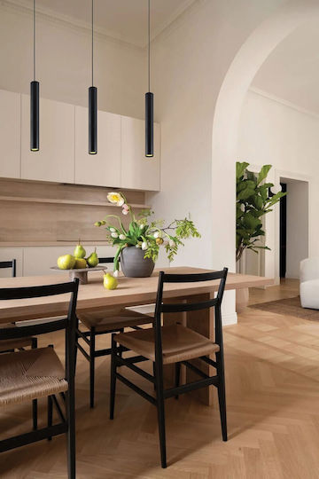 VK Lighting Κρεμαστό Φωτιστικό Λευκό με Ντουί GU10