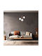 TK Lighting Estera Pendant Light White 33cm