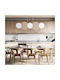 TK Lighting Pendant Light White Rail with Socket E27