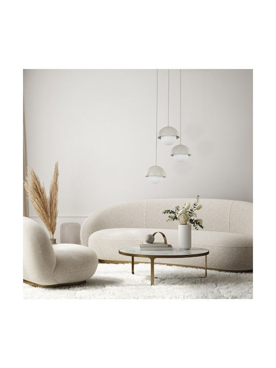 TK Lighting Pendant Light Beige 31.5cm