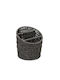 Espiel Decorative Basket Wicker Gray 15.5x15.5x16cm