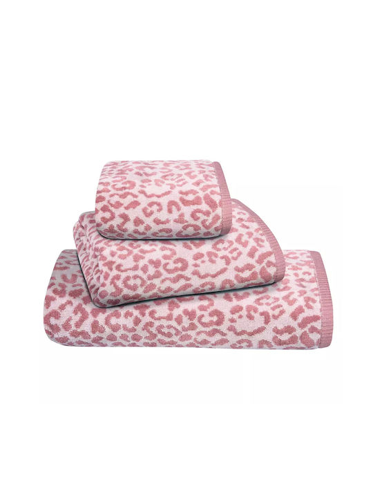 Greenwich Polo Club 3pc Bath Towel Set 3072 Pink Weight 550gr/m²