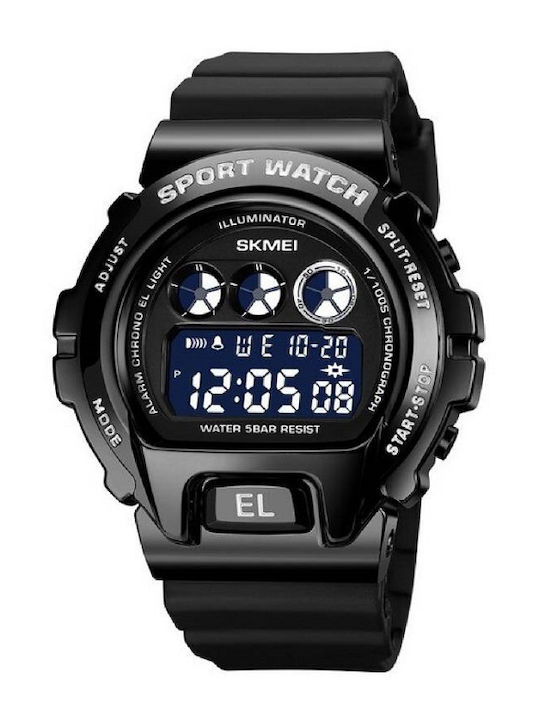 Skmei Ψηφιακό Ανδρικό Ρολόι 49mm Χρονογράφος Μπ...