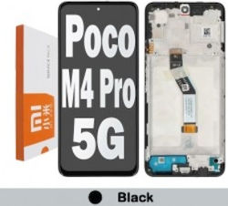 Οθόνη Note mit Touchscreen für POCO M4 PRO 5G, Redmi Note 11S 5G, Note 11T 5G (Schwarz)