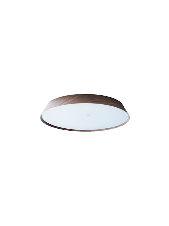 VK Lighting Ceiling Mount Light 42cm Brown with Integrated LED