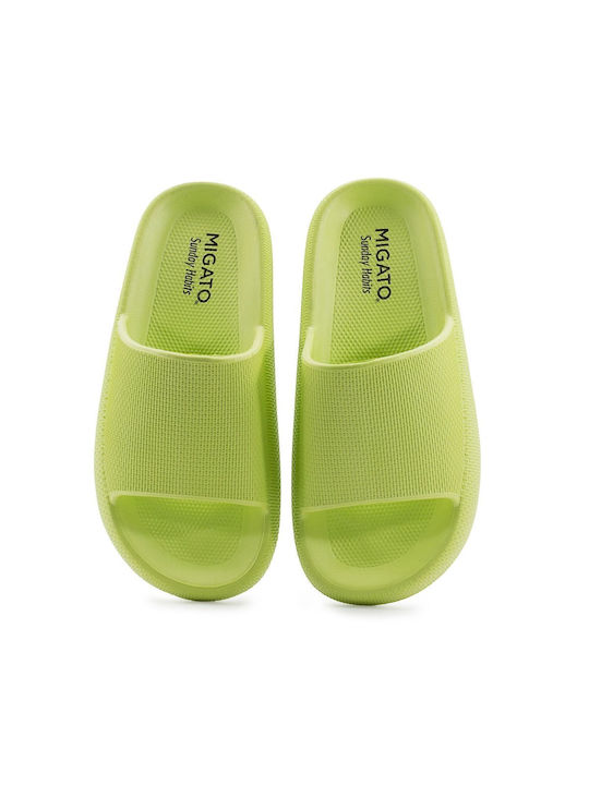 Migato Frauen Flip Flops in Grün Farbe