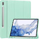 Techsuit Durable Green Flip Cover (Galaxy Tab S6 Lite 10.4)