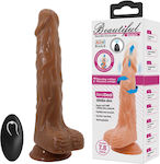 Boss Of Toys Realistic Vibrator cu Telecomandă Maro