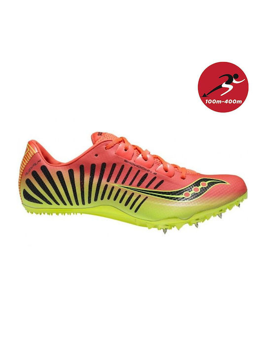 Saucony Showdown 2 Γυναικεία Spikes Κίτρινα