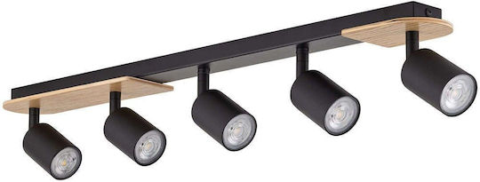 TK Lighting Σποτ με 5 Φώτα και με Ντουί GU10 σε Λευκό Χρώμα