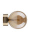 TK Lighting Estera Φωτιστικό Τοίχου με Ντουί G9 Χρυσό 12x12εκ.