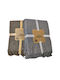 Three-Seater Sofa Throw Maril 180x300cm. Gray