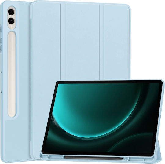 Techsuit Flip Cover Hellblau (Samsung Galaxy Tab S9 FE Plus)