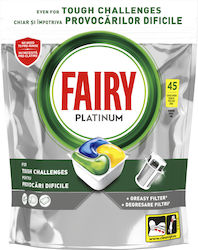 Fairy Platinum 1x45 Капсули за съдомиялна