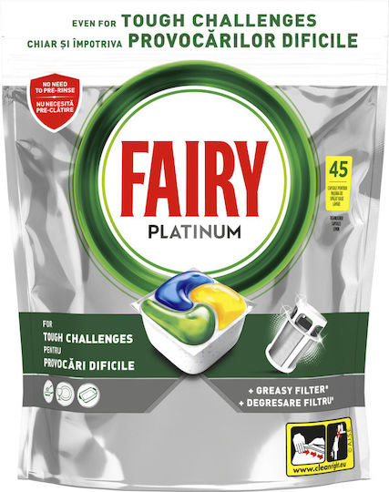 Fairy Platinum 45 Dishwasher Pods