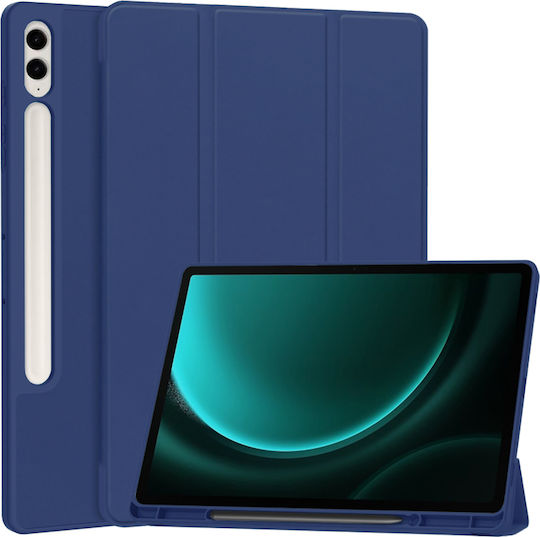 Techsuit Flip Cover Albastru (Samsung Galaxy Tab S9 FE Plus)