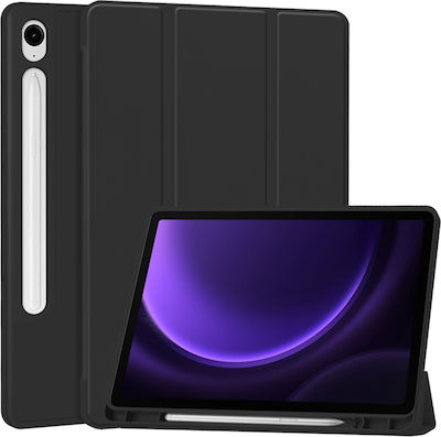 Techsuit Flip Cover Μαύρο Samsung Galaxy Tab S9 FE