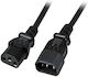 EFB IEC C14 - IEC C13 Cablu 0.5m Negru (EK503.0,5)