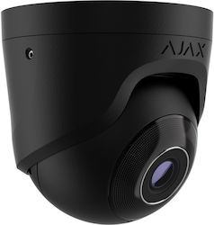 Ajax TurretCam 1211-0366 IP Κάμερα Παρακολούθησης 4K Αδιάβροχη με Μικρόφωνο και Φακό 4mm σε Μαύρο Χρώμα