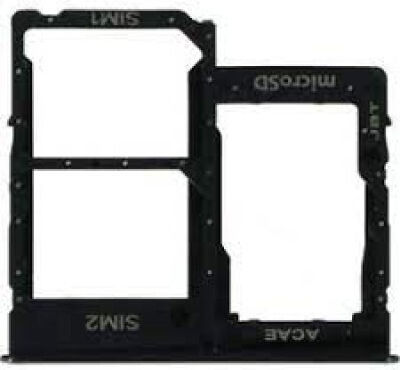 Sim-Kartenhalterung Schwarz für Samsung Galaxy A31, A315F