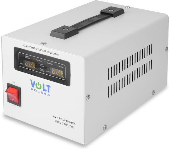 Volt Polska AVR-PRO-1000VA Compact Σταθεροποιητής Τάσης Servo 1000VA