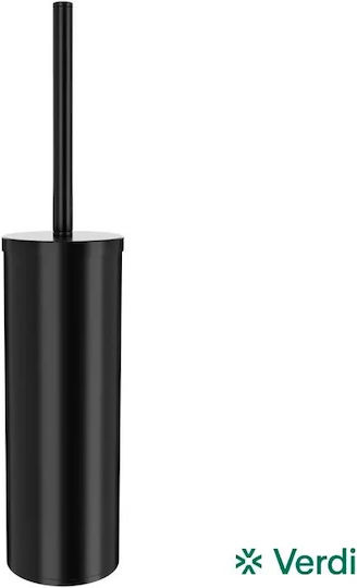Verdi Metallic Toilet Brush Black