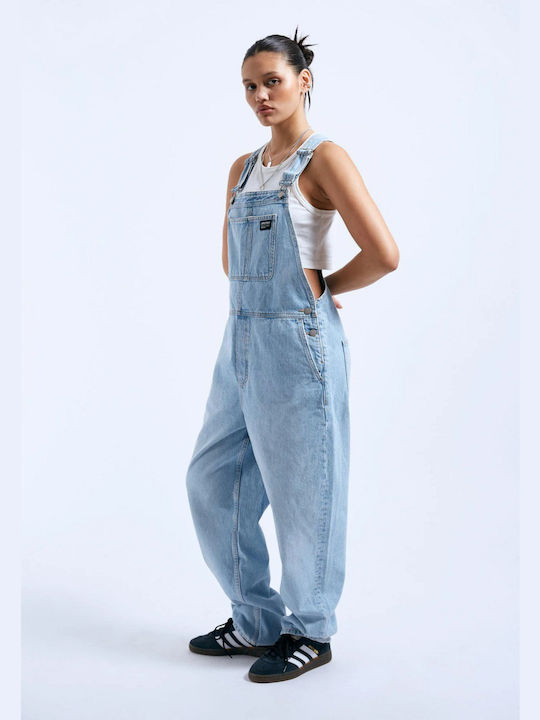 Dr Denim Damen Jumpsuit Stream Light Worn