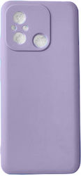 Back Cover Σιλικόνης Μωβ (Redmi 12C)