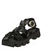 Carad Shoes Women's Flat Sandals in Black Color