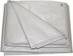 Κρίκους Αδιάβροχος Μουσαμάς 190gr/m² 14x10μ. Βαρέως Τύπου Λευκός