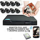 Überwachungssystem 8 Kameras Kameras Überwachungskamera mit Rekorder DVR & Festplatte 1TB