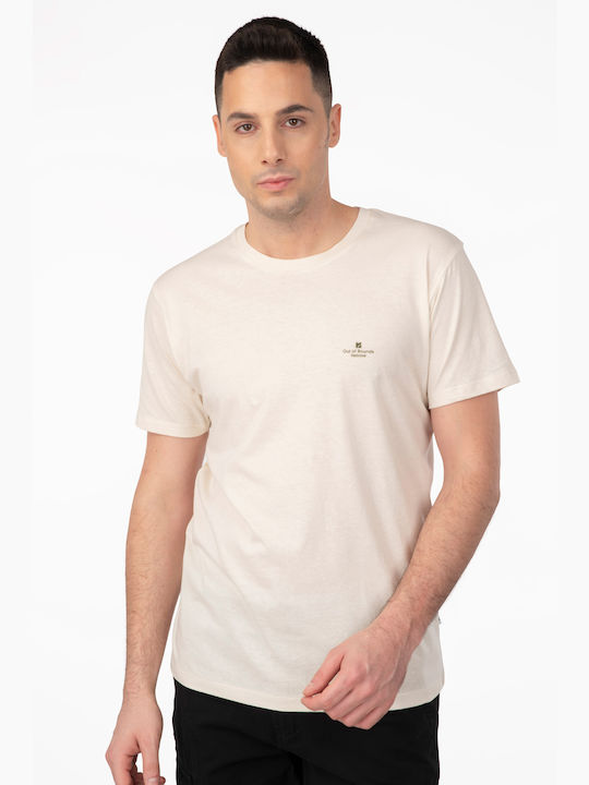 Rebase Ανδρικό T-shirt Κοντομάνικο White