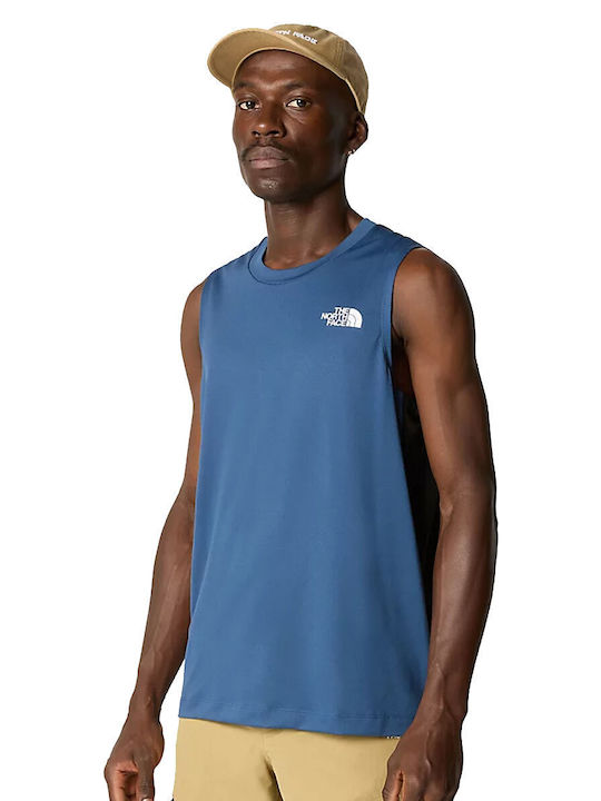 The North Face Men's Athletic Sleeveless Blouse Navy Blue