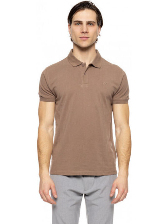 Splendid Polo T-Shirt Dunkelbeige