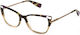 Furla Plastic Eyeglass Frame Black VFU499 02BW