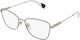 Furla Metal Eyeglass Frame Gold VFU447 0KAW