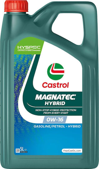 Castrol Magnatec Λάδι Αυτοκινήτου 0W-16 5lt