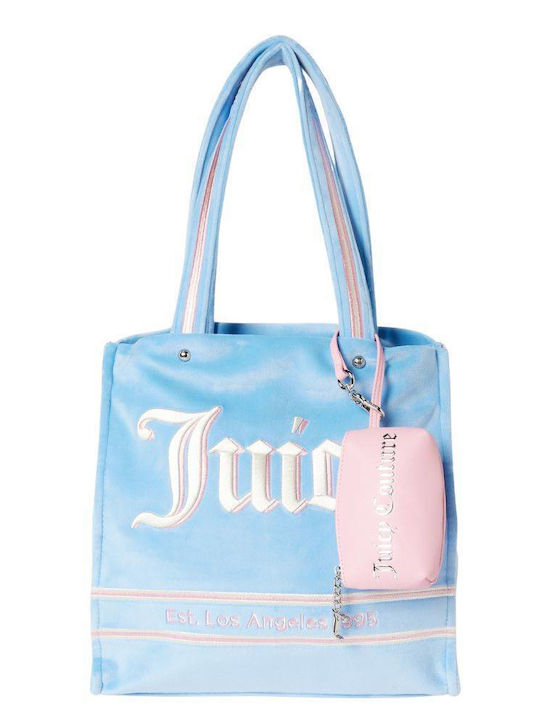 Juicy Couture Γυναικεία Τσάντα Shopper Ώμου Μπλε