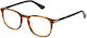 Police Acetate Prescription Eyeglass Frame Red VK063 7CSM