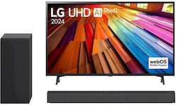 LG Smart Τηλεόραση 50" 4K UHD LED 50UT80003LA + Soundbar S60Q 2.1 HDR (2024)