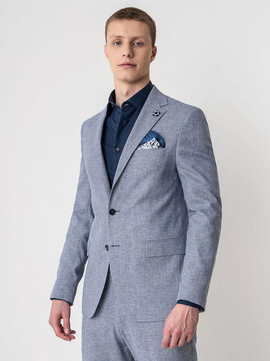 Guy Laroche Summer Men's Suit Jacket Blue